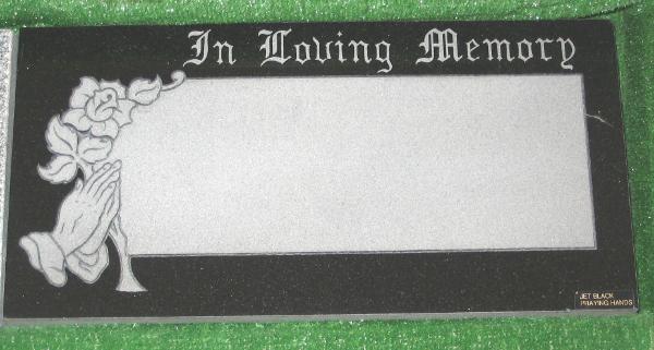 Sample Praying Hands Flower Design